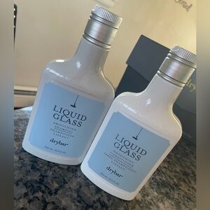 Drybar Liquid Glass Smoothing Shampoo Duo - White and Blue